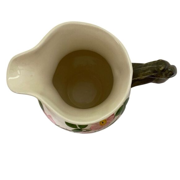 Vtg Franciscan Desert Rose Pitcher 9" Hand Painted Pink Floral Earthenware USA - Picture 3 of 6